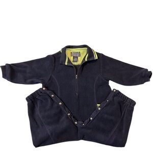 PLC Place Boys Navy Blue Romper - Size 24 Months